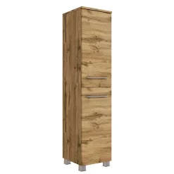 30x130x35 Badezimmer Midischrank stehend oder hängend - Lemnas