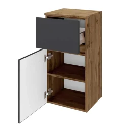 40x84x35 Badezimmer Schrank zweifarbig - Athrin