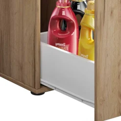 25x183x50 Badschrank mit Regal & zwei Schubladen - Member