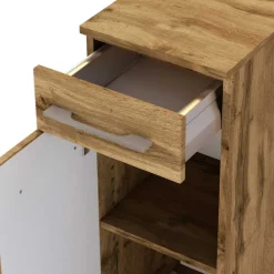 30x79x35 Bad-Unterschrank mit einer Schublade - Lemnas