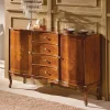 133x90x42 Barock Sideboard in Nussbaumfarben - Motiz