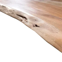 150x46x40 Baumkante Bank mit Bügelgestell - Beataz