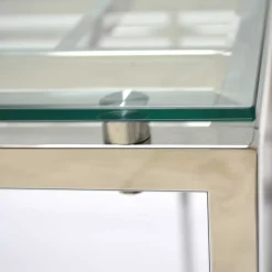 50x56x50 Beistelltisch aus Glas - Moonie