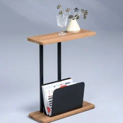 50x60x20 Beistelltisch mit Zeitungsständer - Gruskom