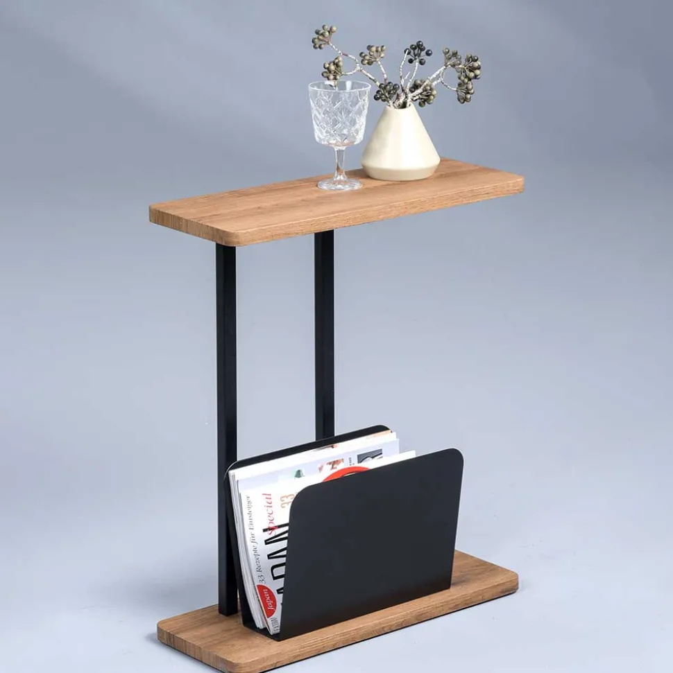 50x60x20 Beistelltisch mit Zeitungsständer - Gruskom