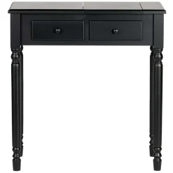 75x78x38 Beistelltisch mit zwei Schubladen - Xania