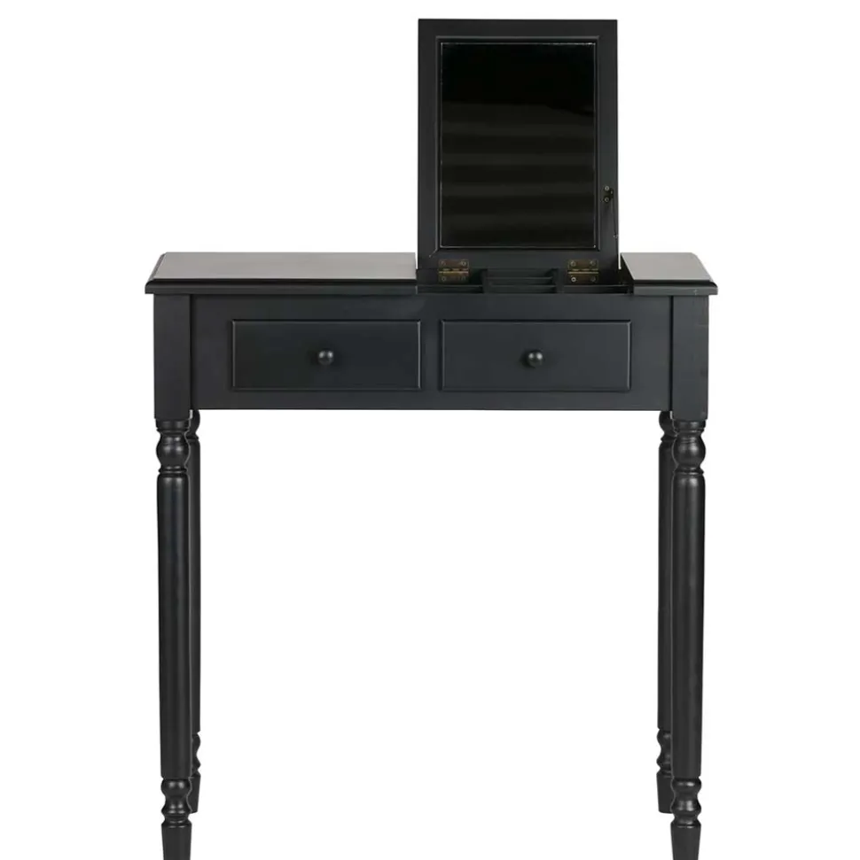 75x78x38 Beistelltisch mit zwei Schubladen - Xania