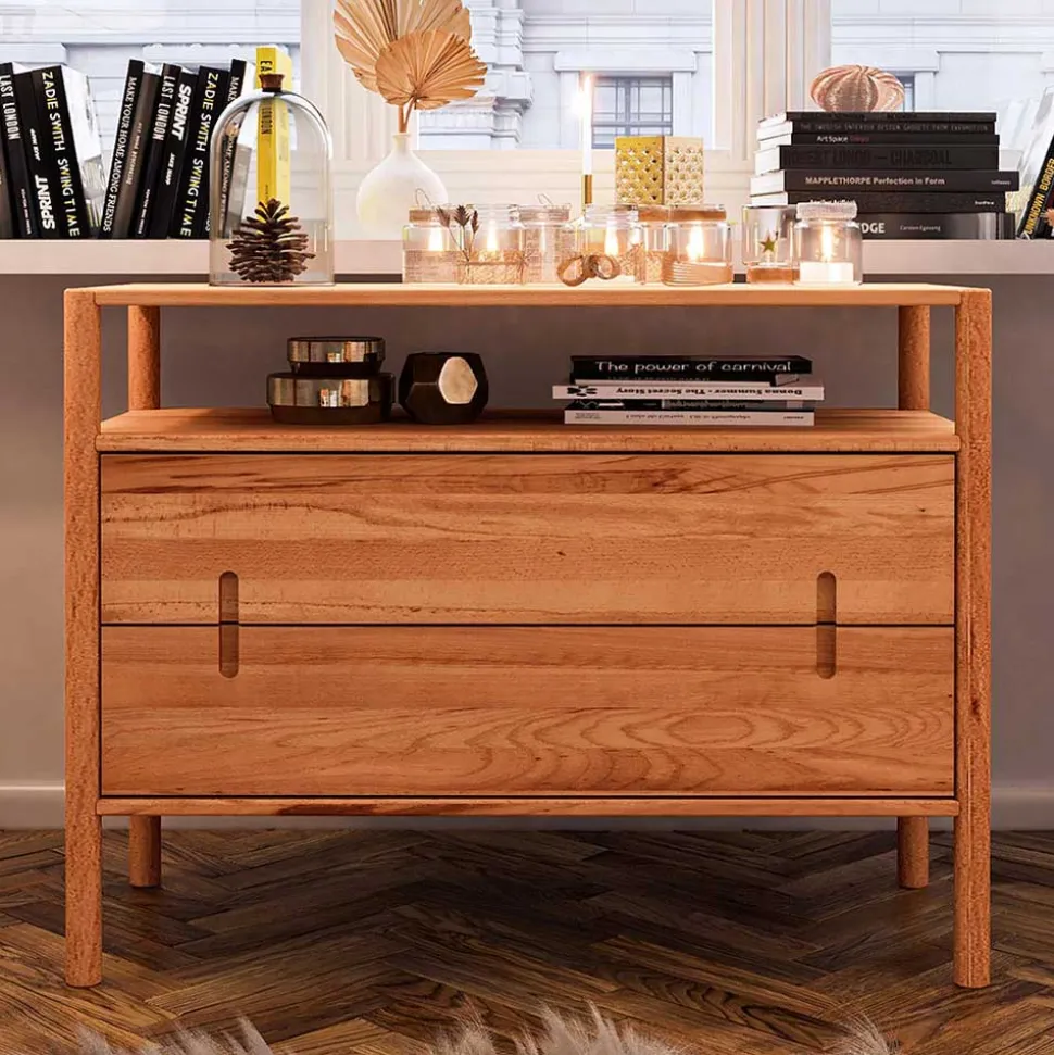 108x84x46 Breite Hochkommode mit Fach - Indrya