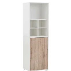 51x168x41 Büro Aktenregal Schrank zweifarbig - Laganzo