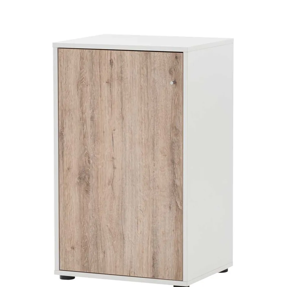 51x168x41 Büro Aktenregal Schrank zweifarbig - Laganzo