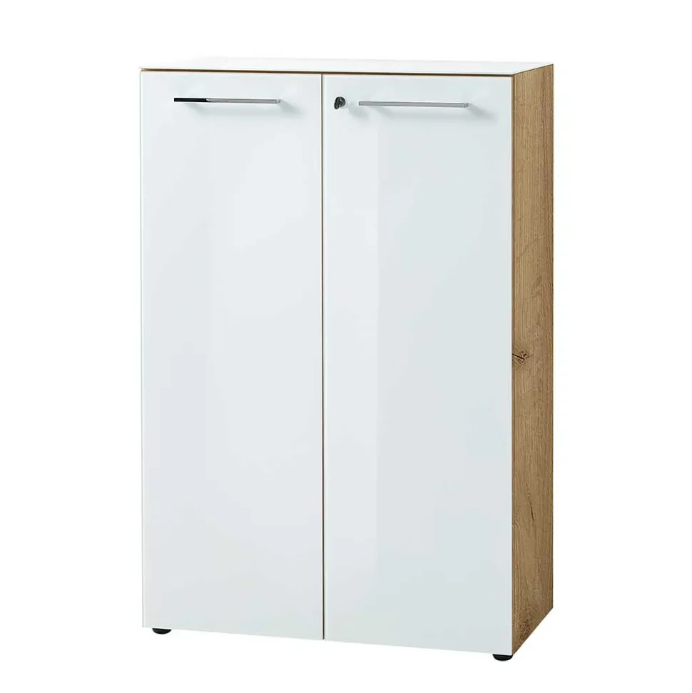 80x120x37 Büro Aktenschrank abschließbar - Laszlo I