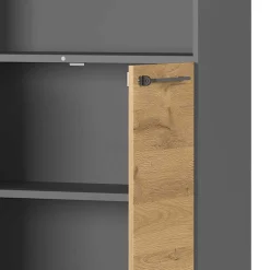 80x197x40 Büro Aktenschrank mit 2 Fächern - Ovgunia