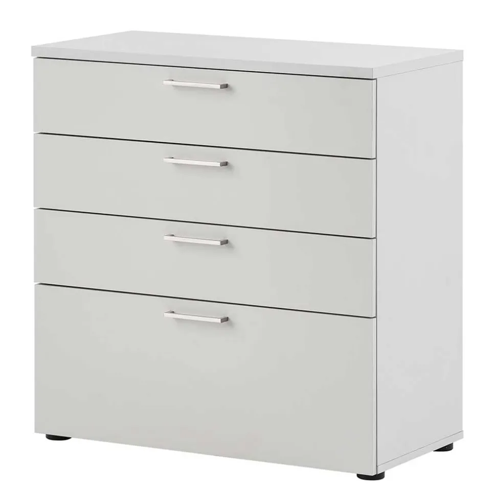 80x84x41 Büro Kommode in Lichtgrau - Bowsla