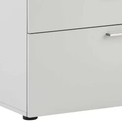 80x84x41 Büro Kommode in Lichtgrau - Bowsla