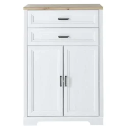 86x127x38 Büro Ordnerschrank 2-türig & 2 Schubladen - Mehady