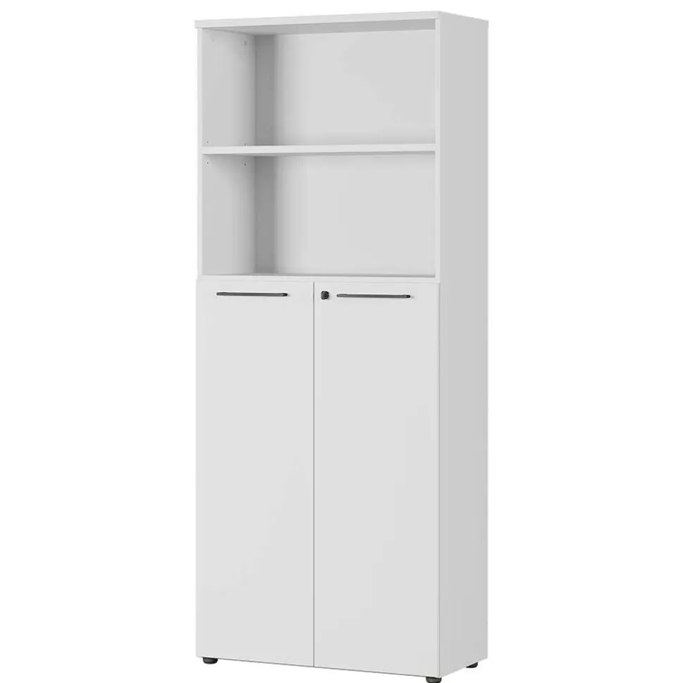 80x197x40 Büro Schrank mit 2 Fächern & 2 Türen - Ofledio