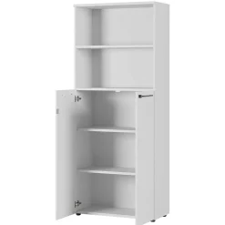 80x197x40 Büro Schrank mit 2 Fächern & 2 Türen - Ofledio