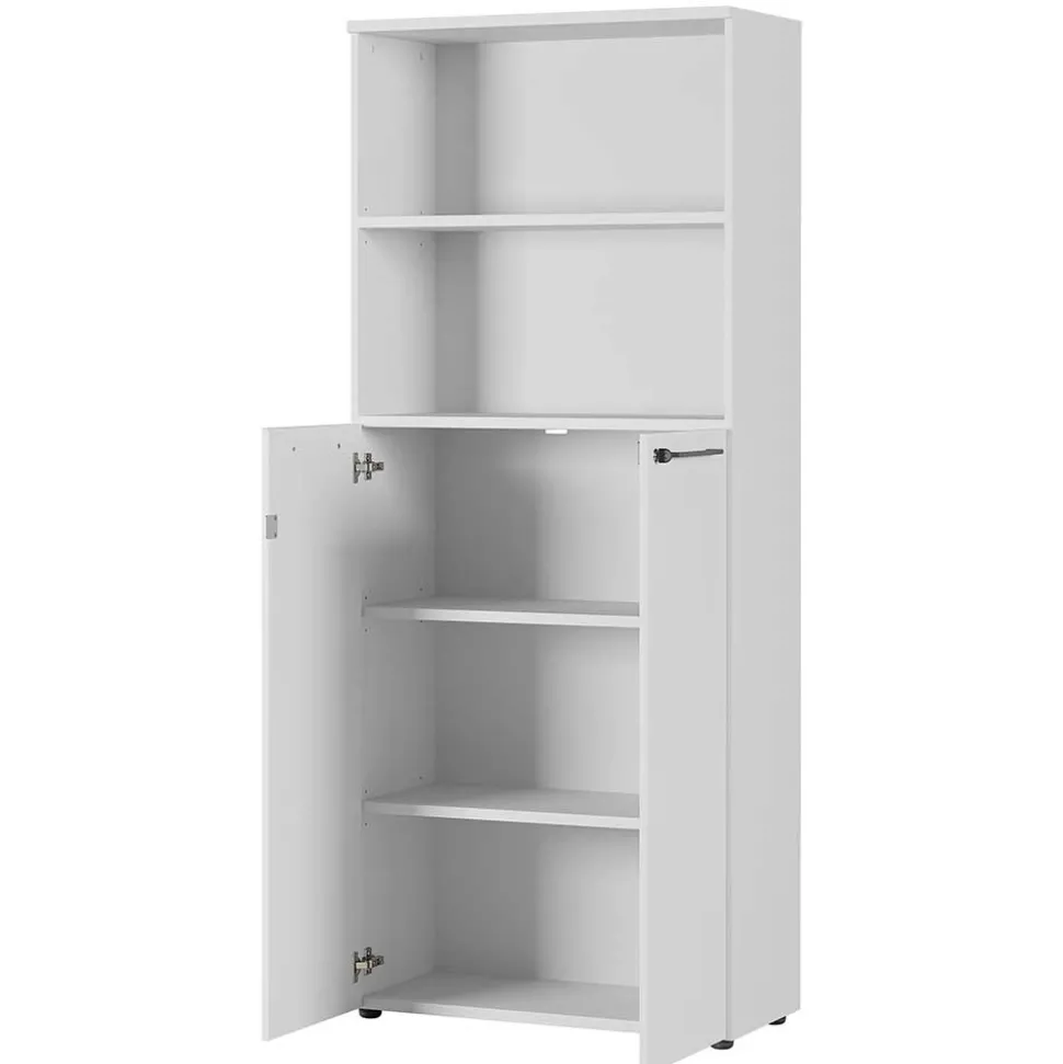 80x197x40 Büro Schrank mit 2 Fächern & 2 Türen - Ofledio