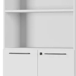 80x197x40 Büro Schrank mit 2 Fächern & 2 Türen - Ofledio