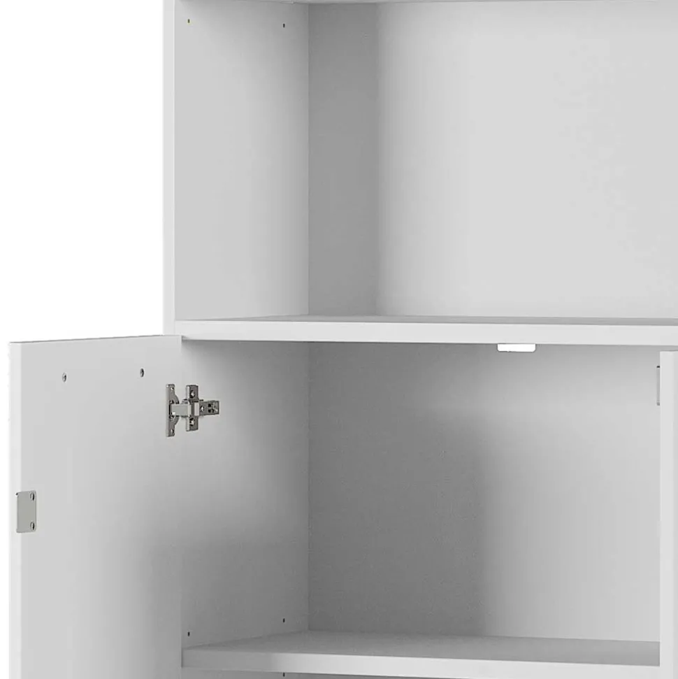 80x197x40 Büro Schrank mit 2 Fächern & 2 Türen - Ofledio