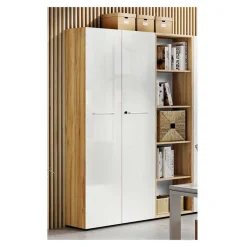 80x196x37 Büroschrank & Regal Kombi - Laszlo (zweiteilig)