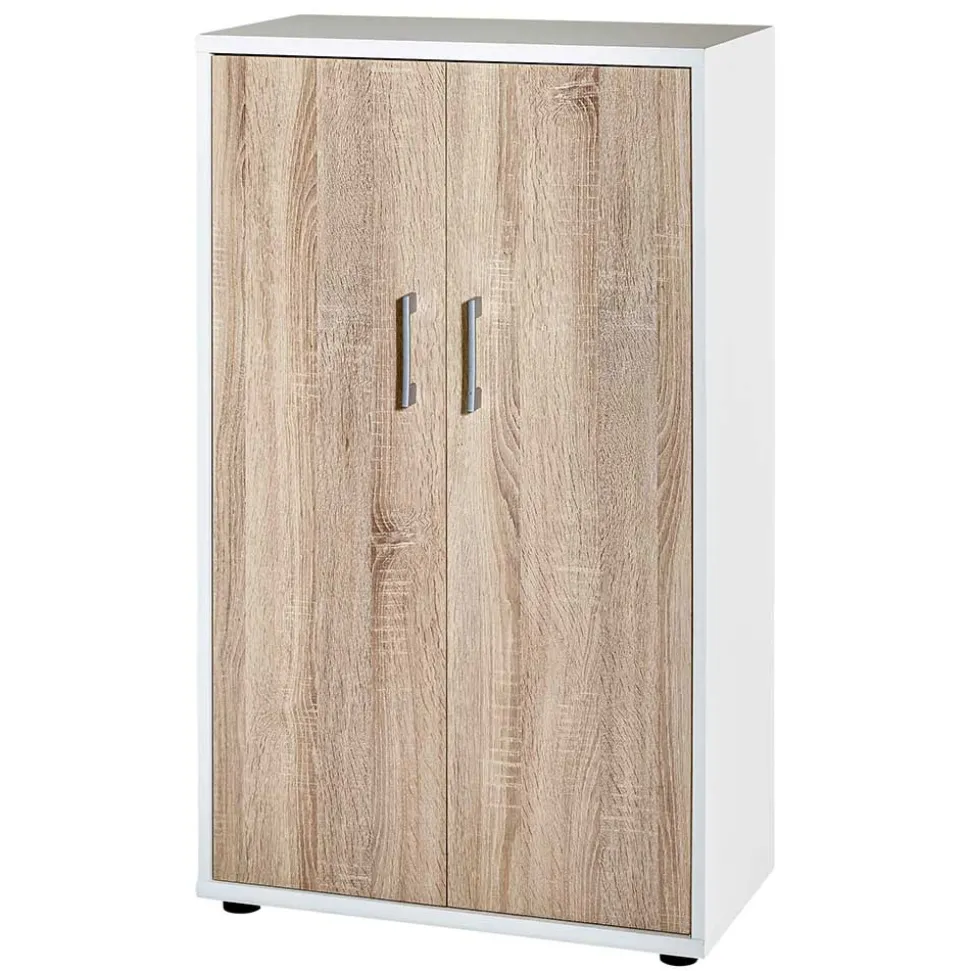 65x111x35 Büroschrank mit Doppeltür & Bügelgriffen - Garian