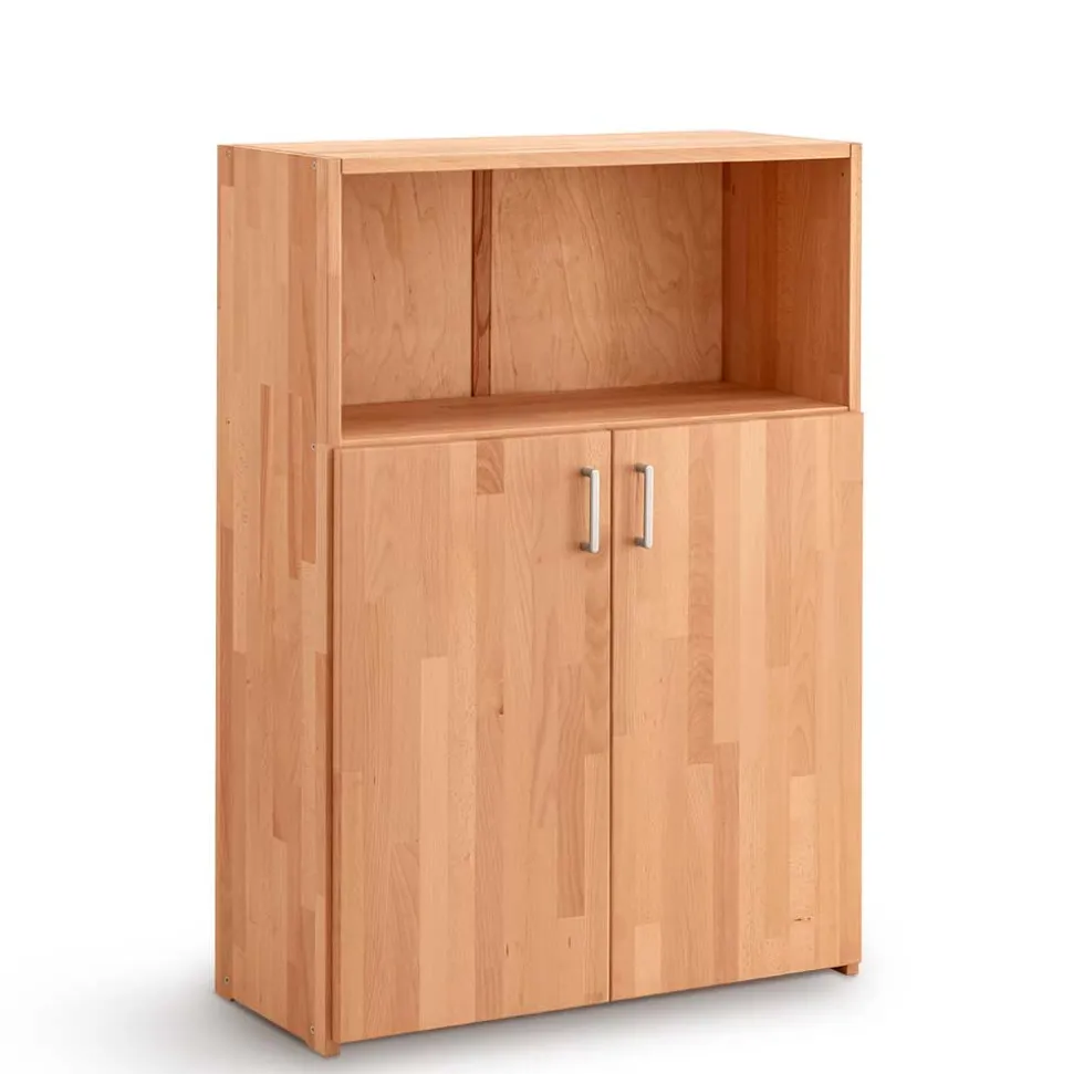 80x112x33 Buchenholz Aktenschrank mit Fach - Bash
