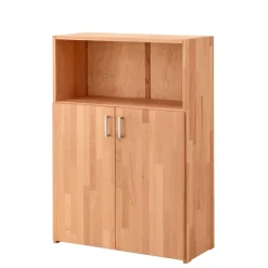 80x112x33 Buchenholz Aktenschrank mit Fach - Bash