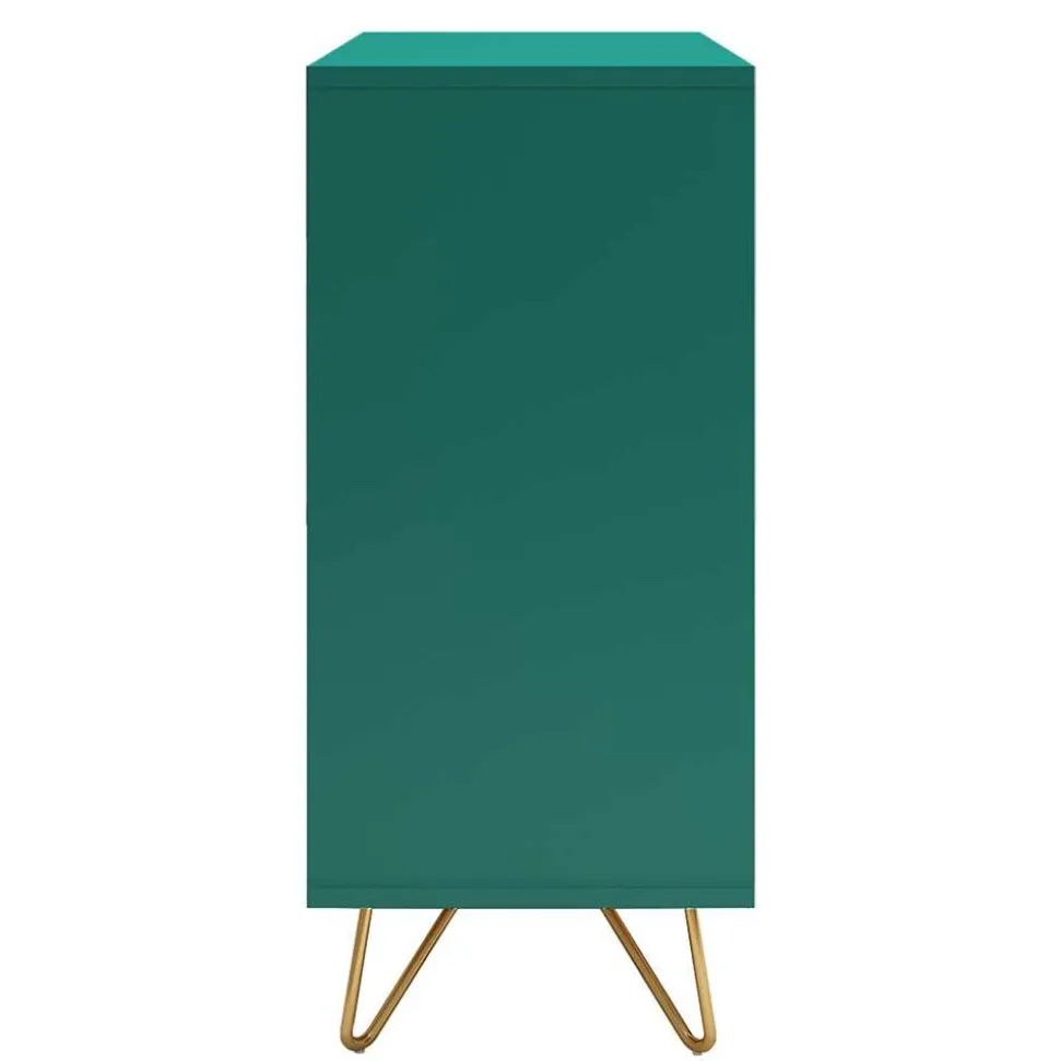 90x90x40 cm 4 Schubladen Kommode in Grün - Ricriava