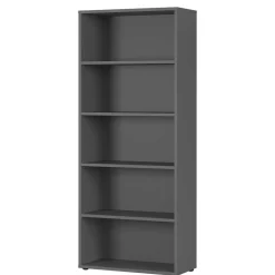 80x197x40 cm Aktenregal in Dunkelgrau - Noel