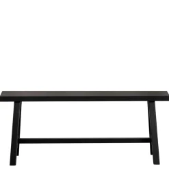 110x45x35 cm Bänke aus Massivholz in Schwarz - Annike (2er Set)