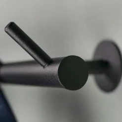 55x8x13 cm Garderobe aus Stahl in Schwarz - Yanathon