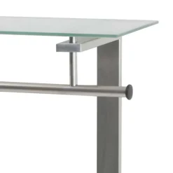 80x90x33 cm Garderobe aus Stahl & Glas - Celavio