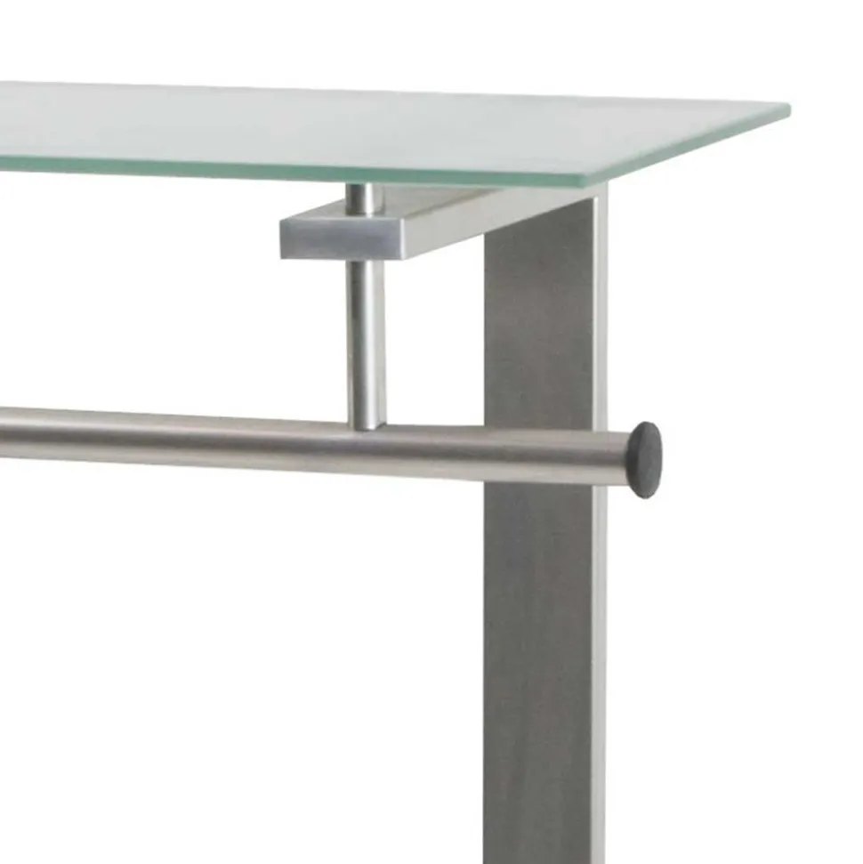 80x90x33 cm Garderobe aus Stahl & Glas - Celavio