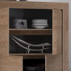 110x140x42 cm Highboard 4-türig - Karika