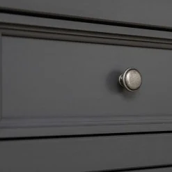 112x88x45 cm Landhaus Kommode in Grau & Eiche - Witenga