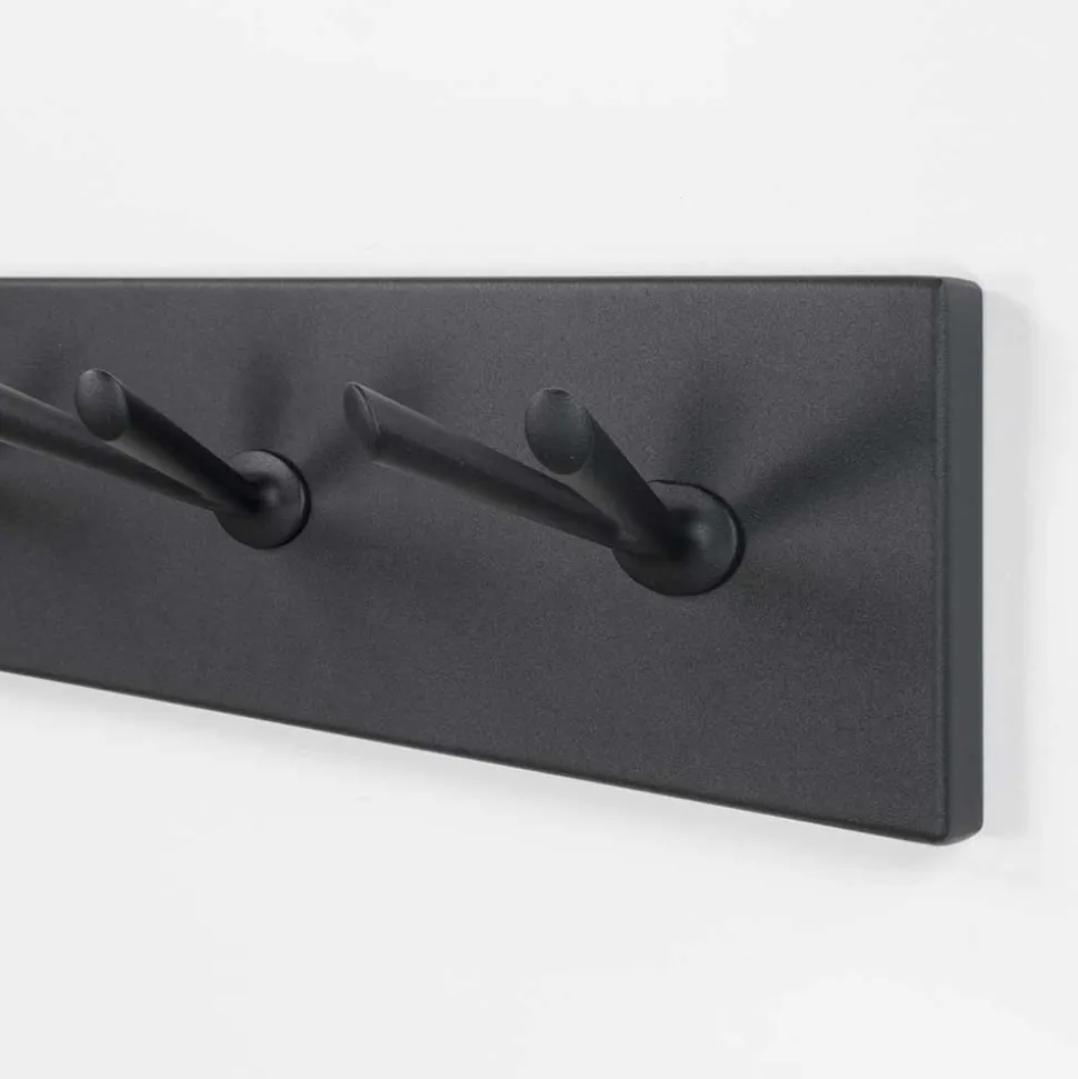 75x13x10 cm Metall Hängegarderobe mit 10 Haken - Tropicas