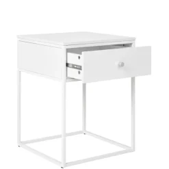 40x55x40 cm Nachttisch in Weiß - Vignola