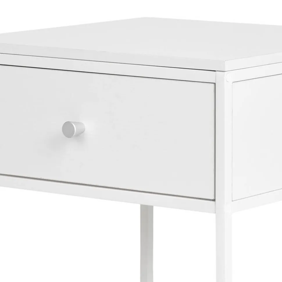 40x55x40 cm Nachttisch in Weiß - Vignola