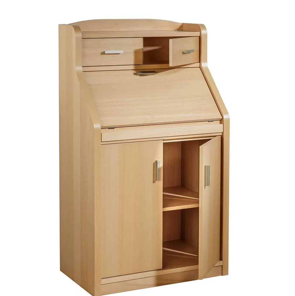 67x120x44 cm Schranksekretär in Buche Natur - Tablona