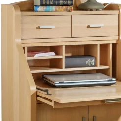 67x120x44 cm Schranksekretär in Buche Natur - Tablona