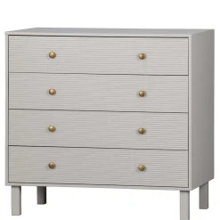 94x91x52 cm Skandi Kommode in Grau - Huvina