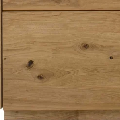 63x145x44 cm 1-türiger Vitrinenschrank aus Massivholz - Obinson