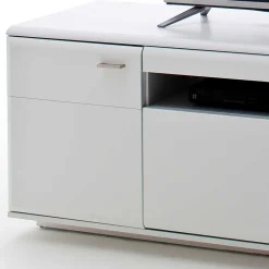 195x60x51 cm TV Board Unterschrank in Weiß - Hazime