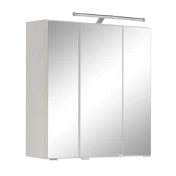 60x66x20 3D Spiegelschrank mit Aufsatzleuchte LED - Lasdias