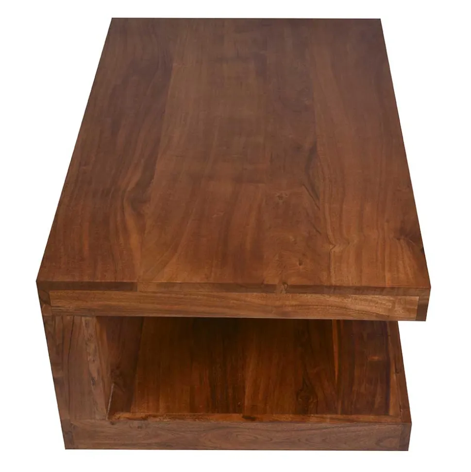 90x40x60 Design Couchtisch aus massivem Holz - Macherie
