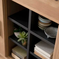 104x123x37 Design Highboard aus Holz & MDF - Assela