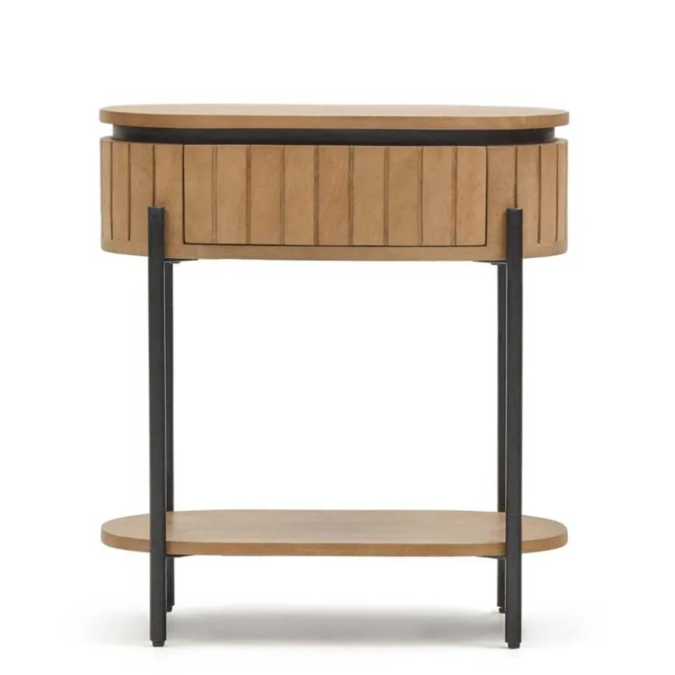 55x65x35 Design Nachtkommode oval - Ilvenda