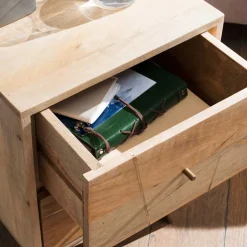 40x56x40 Design Nachttisch mit Schubladen - Geyco