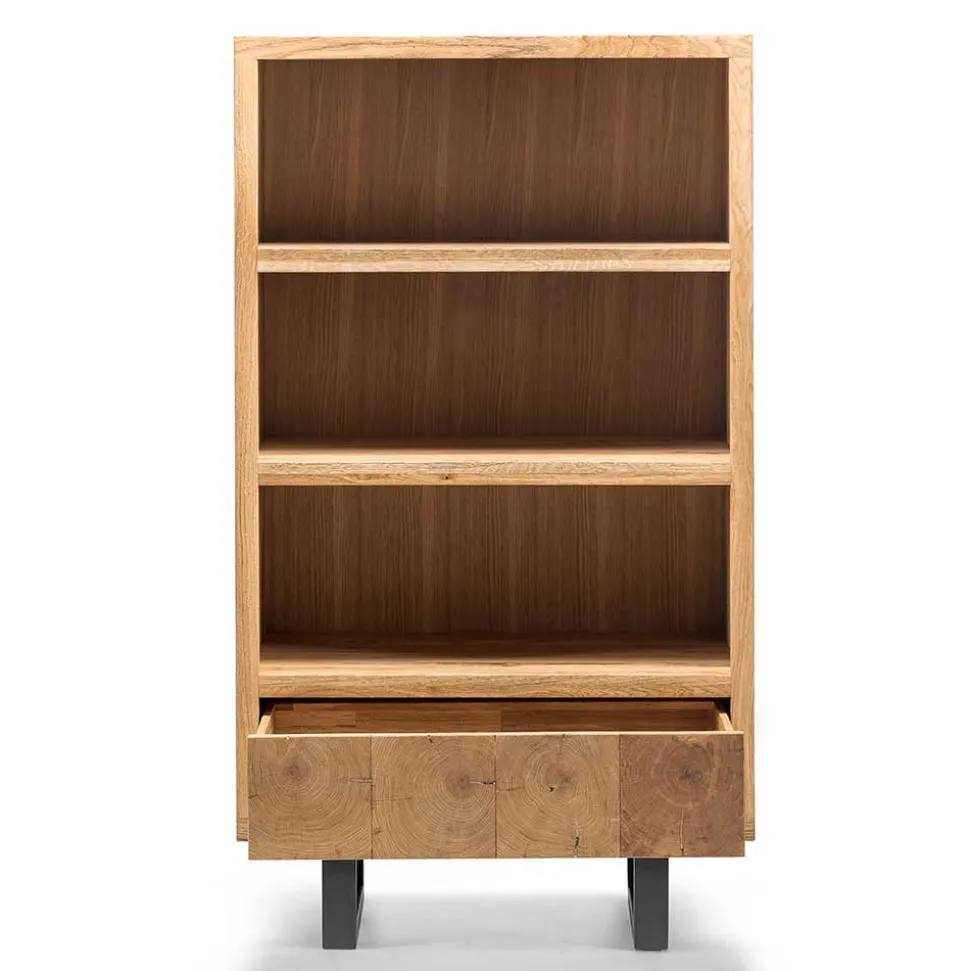 90x160x45 Design Regal aus Asteiche - Ventida